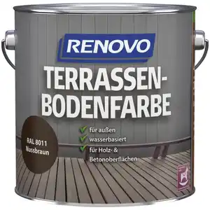 RENOVO Terrassenbodenfarbe seidenmatt, nussbraun RAL 8011