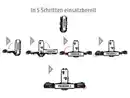 Bild 2 von EUFAB Fahrradträger »Premium II«, für 2 Räder, abschließbar