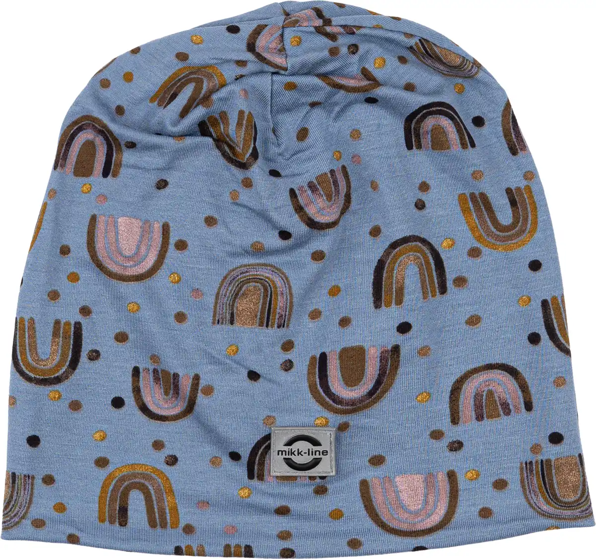 Bild 1 von Mikk-Line Mütze mit Regenbogen-Muster, blau, Gr. 122/128