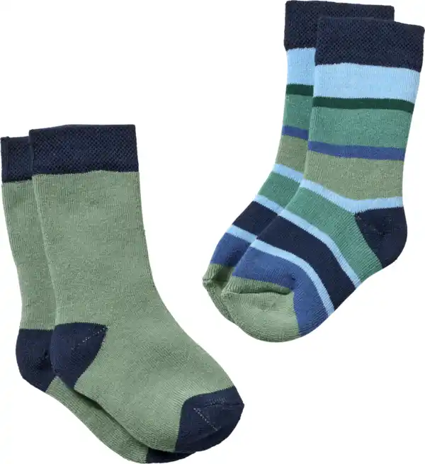 Bild 1 von PUSBLU Thermosocken, blau & grün, Gr. 19/22