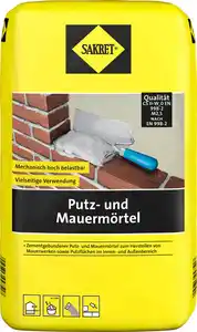 Sakret Putz- und Mauermörtel 40 kg Sack