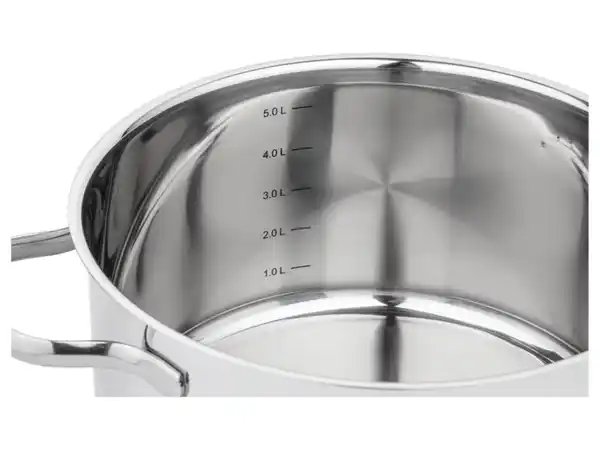 Bild 3 von LIVARNO home Edelstahl-Topf, mit Deckel, Ø 24 cm