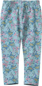 ALANA Leggings Pro Climate mit Blumen-Muster, blau, Gr. 80