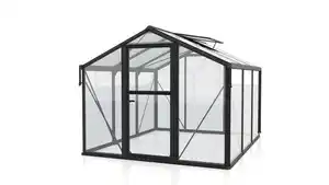 Vitavia Gewächshaus Deimos  8500 ESG 3 mm 260 x 327 cm schwarz