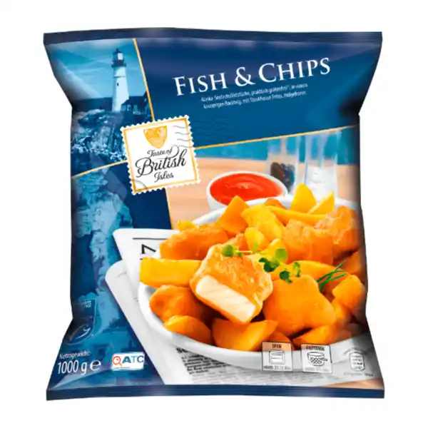 Bild 1 von TASTE OF BRITISH ISLES Fish and Chips 1000g