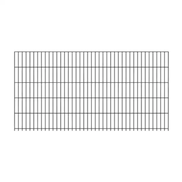 Bild 1 von Alberts Doppelstab-Gittermatte 2 m 100 hoch cm Typ 6/5/6 anthrazit