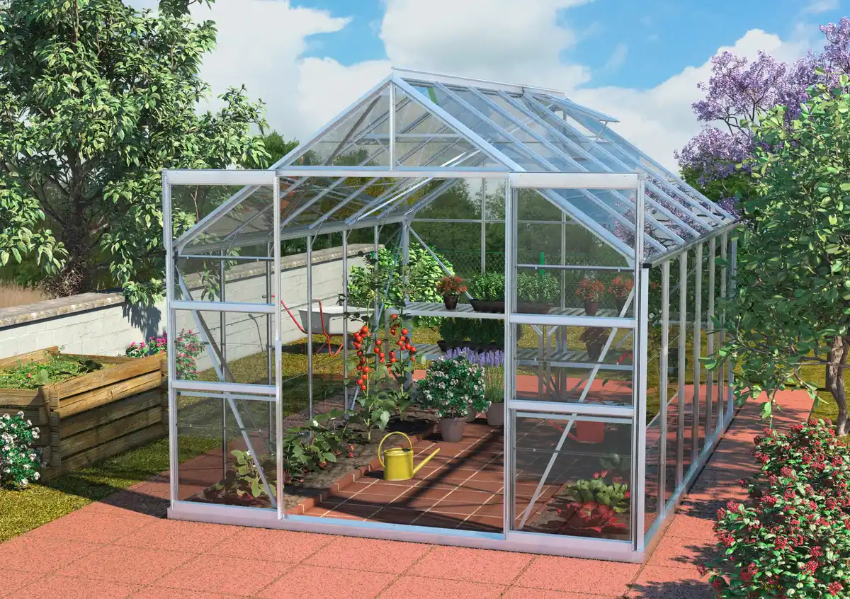Bild 1 von Vitavia Gewächshaus Mars 9900 254 x 379 cm 3 mm Sicherheitsglas
