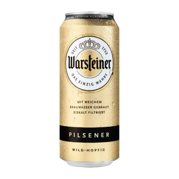 Bild 1 von WARSTEINER Pilsener 0,5L