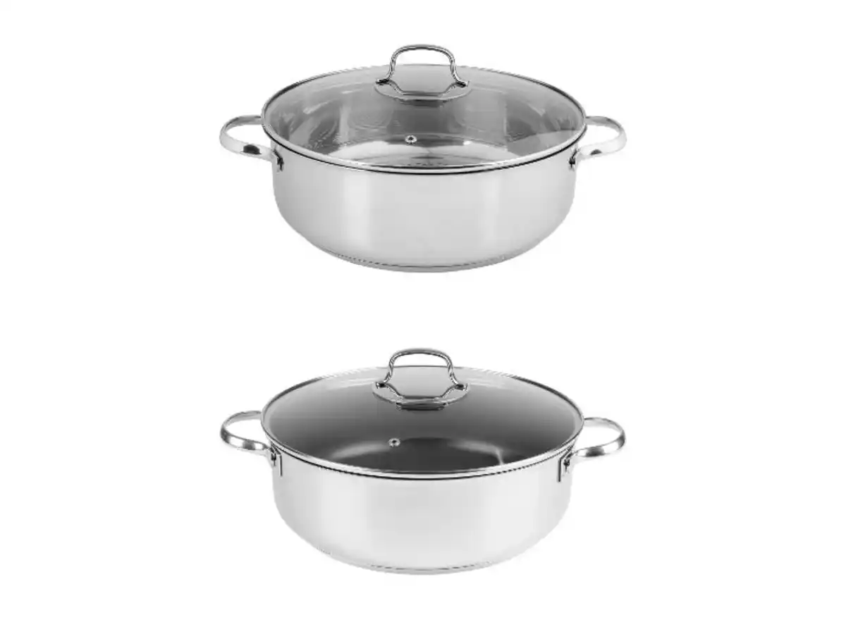 Bild 1 von LIVARNO home Edelstahl-Kasserolle, 28 cm