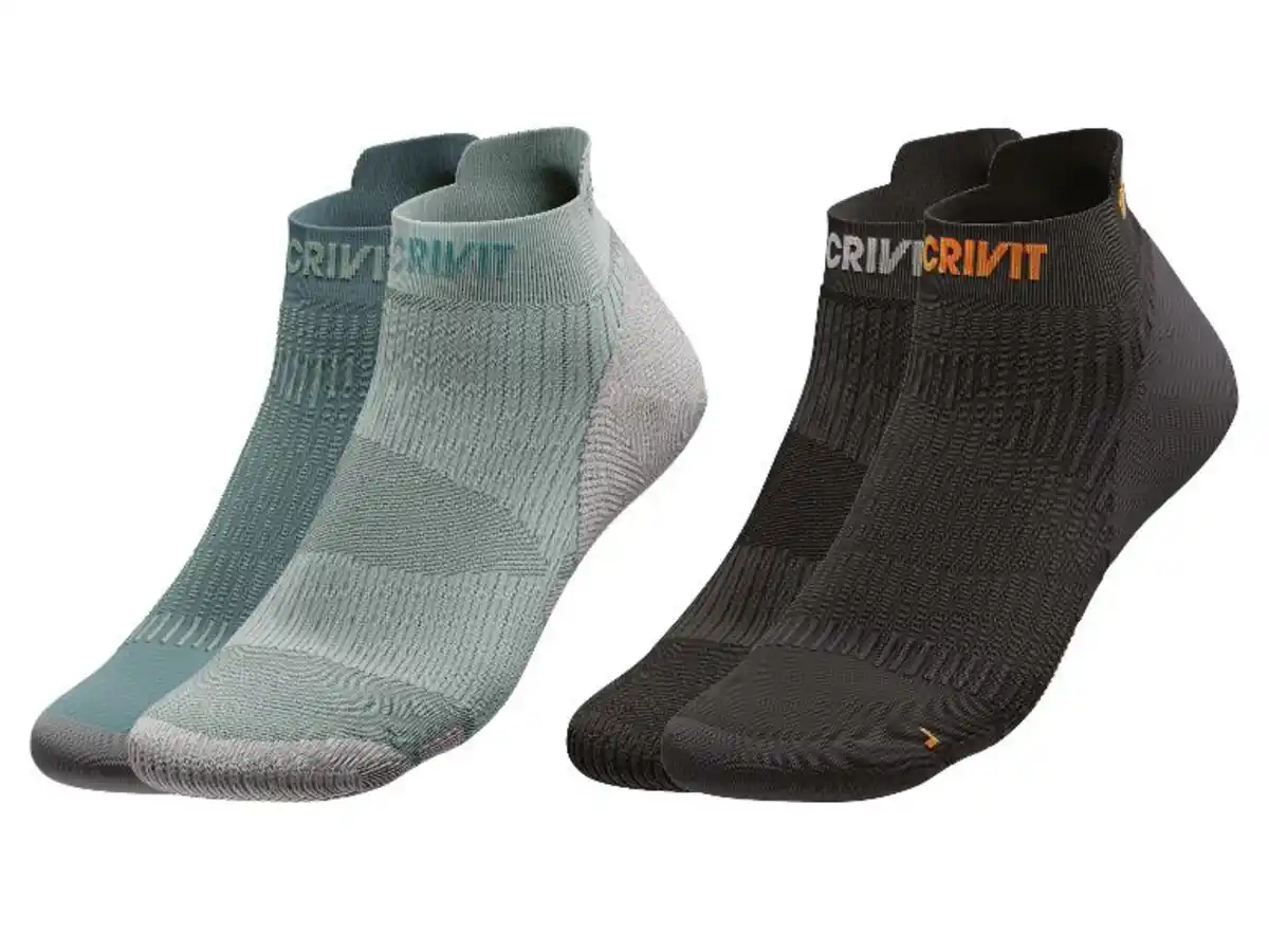 Bild 1 von CRIVIT Herren Laufsocken, 2 Paar, mit SmartStep-Fußbett