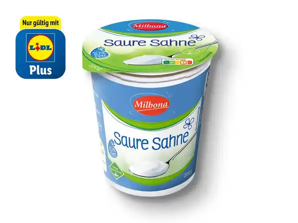 Bild 1 von Milbona Saure Sahne,  200 g