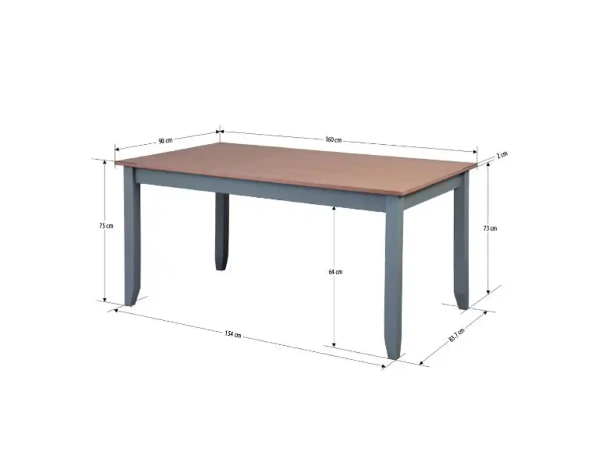 Bild 4 von Inter Link Esstisch »Westerland«, aus massivem Kiefernholz gefertigt