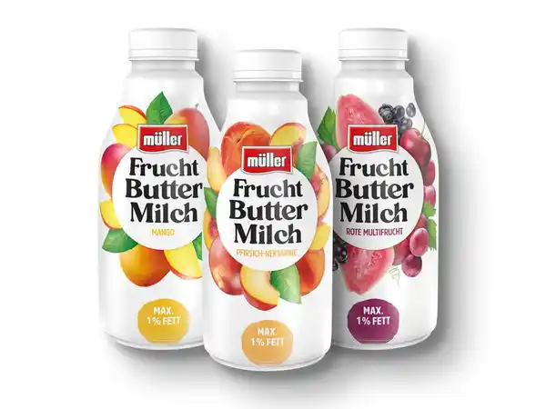 Bild 1 von Müller Fruchtbuttermilch,  500 g