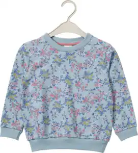 ALANA Sweatshirt mit Blumen-Muster, blau, Gr. 104