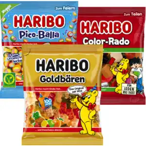 Haribo Fruchtgummi oder Lakritz