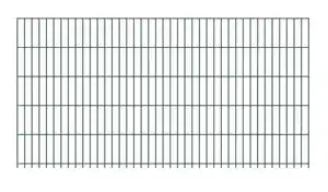 Alberts Doppelstab-Gittermatte 2 m 100 hoch cm Typ 6/5/6 grün