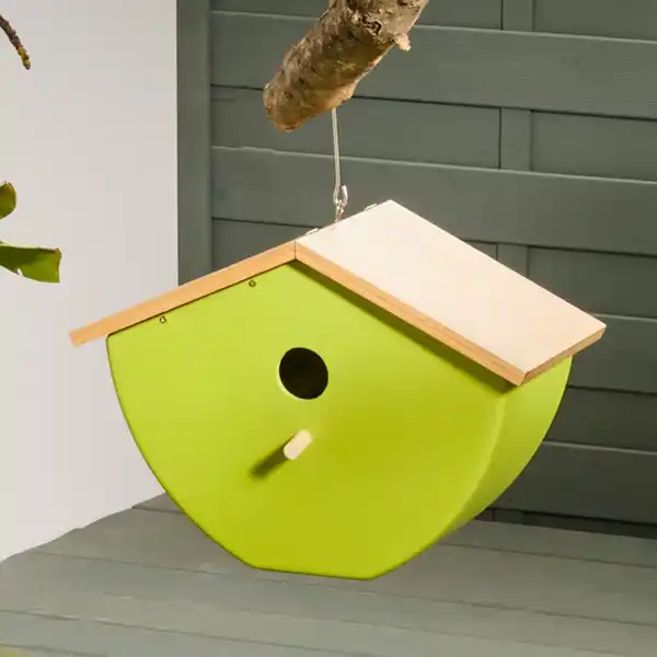 Bild 2 von Vogelhaus mit Metallbügel, ca. 25x16x19,5cm