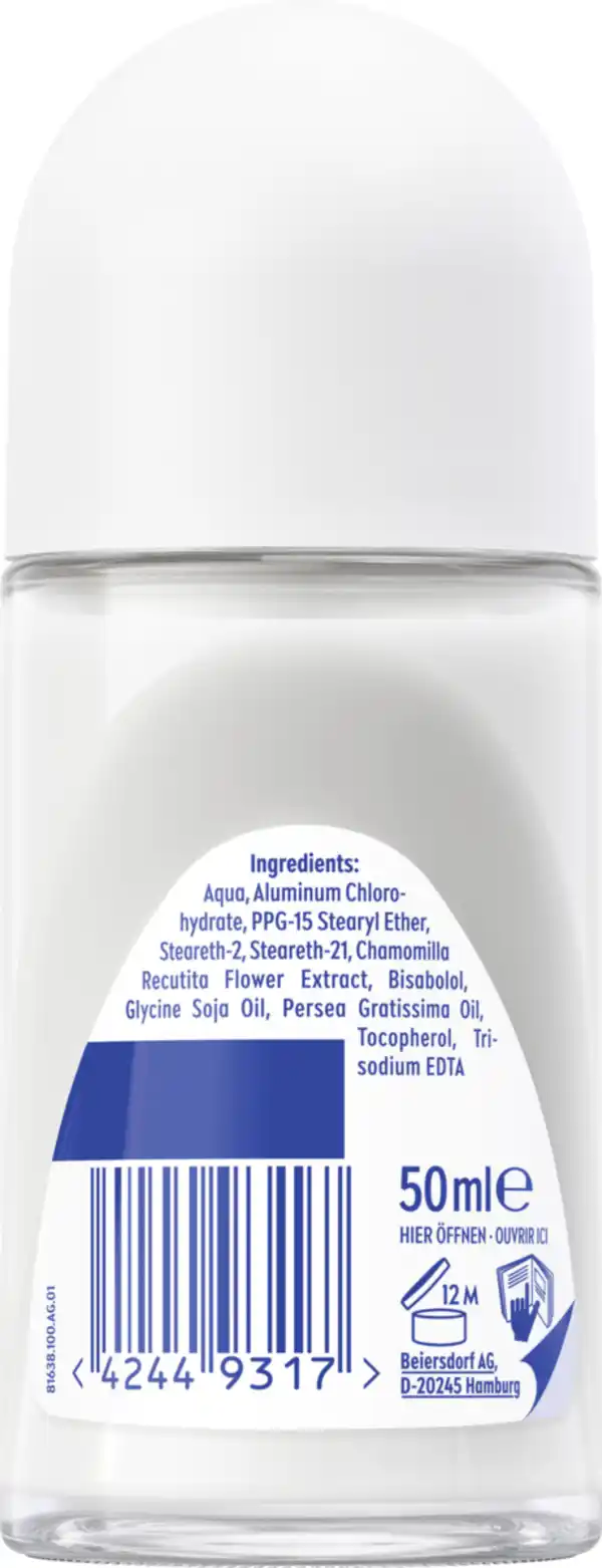 Bild 2 von NIVEA Pure & Sensitive Anti-Transpirant Roll-On, 50 ml