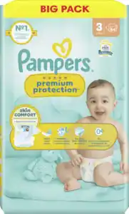 Pampers premium protection Windeln Gr.3 Midi 6-10kg Big Pack