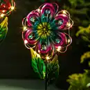 Bild 1 von Solarstab mit Metallblume, Höhe ca. 90cm