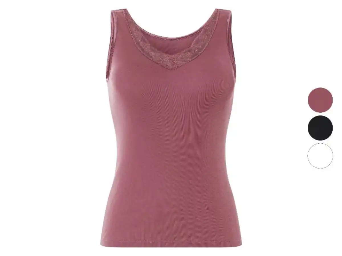 Bild 1 von esmara® Damen Achselhemd in anschmiegsamer Feinripp-Qualität