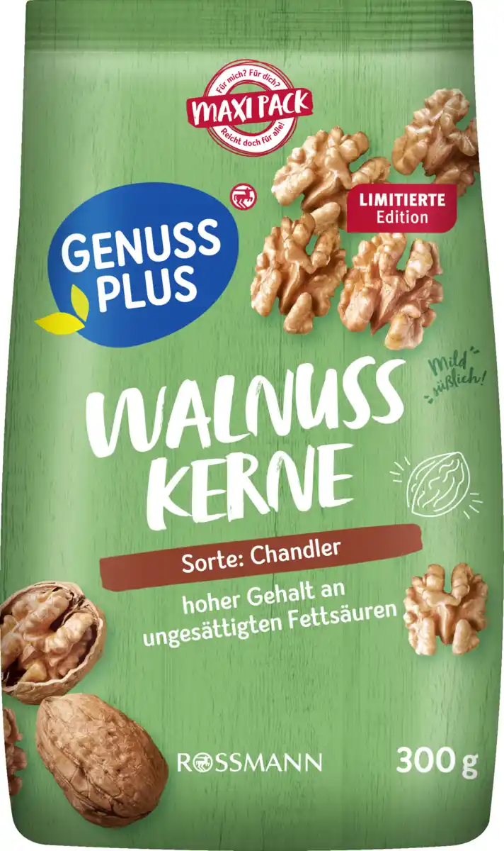 Bild 1 von GENUSS PLUS Walnusskerne, 300 g