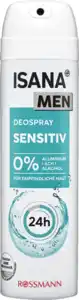 ISANA MEN Deospray Sensitiv, 150 ml