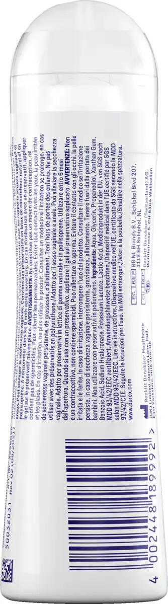 Bild 3 von Durex Naturals Gleitgel Extra Feuchtigkeitsspendend, 50 ml