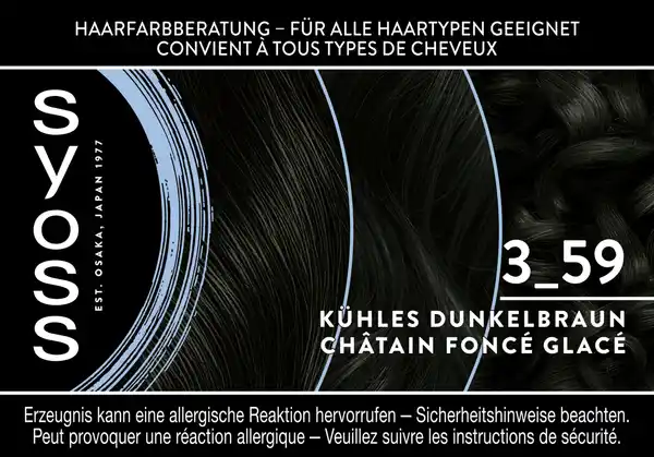 Bild 4 von Syoss Coloration 3_59 Kühles Dunkelbraun