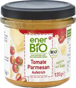 enerBiO Tomate Parmesan Aufstrich, 135 g