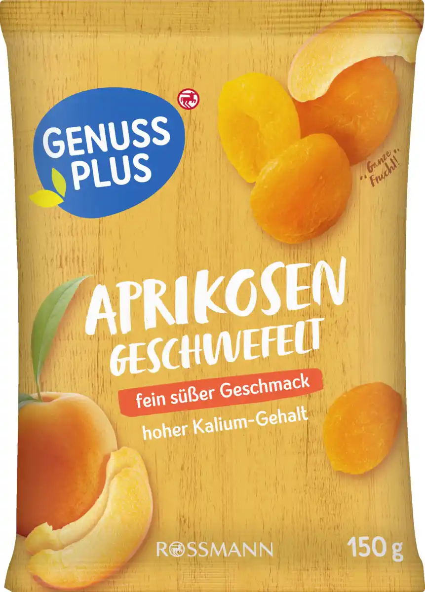 Bild 1 von GENUSS PLUS Aprikosen geschwefelt, 150 g