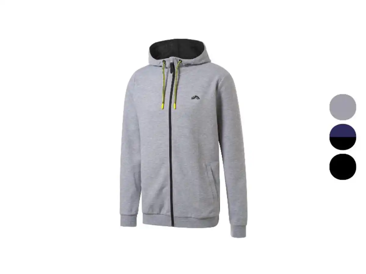 Bild 1 von CRIVIT Herren Sweatjacke, mit Baumwolle