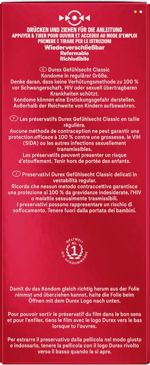 Bild 2 von Durex Gefühlsecht Classic Kondome