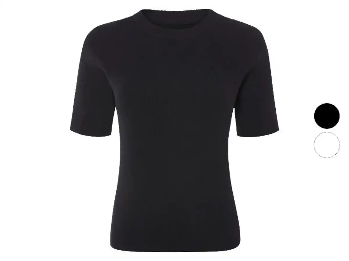 Bild 1 von esmara® Damen Shirt, in modischer Ripp-Qualität