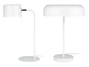 LIVARNO home Tischleuchte, mattweiß, 1-/ 2-flammig