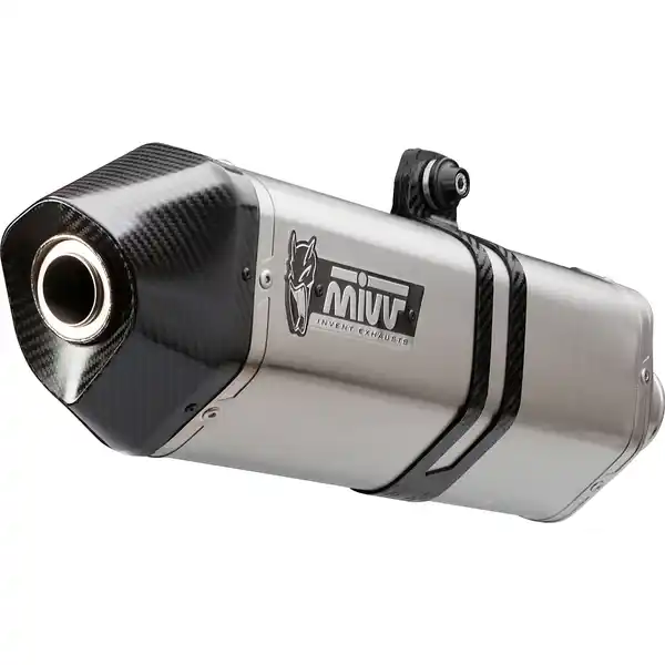 Bild 1 von MIVV Speed Edge Auspuff schwarz S.049.KRB für DL 650 V-Strom 17-