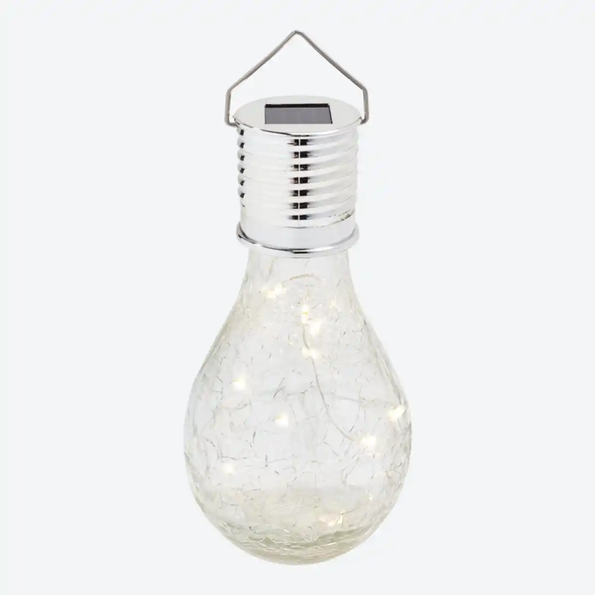 Bild 2 von Solar-Glühbirne mit Crackle-Optik, ca. 7,5x7,5x15,5cm