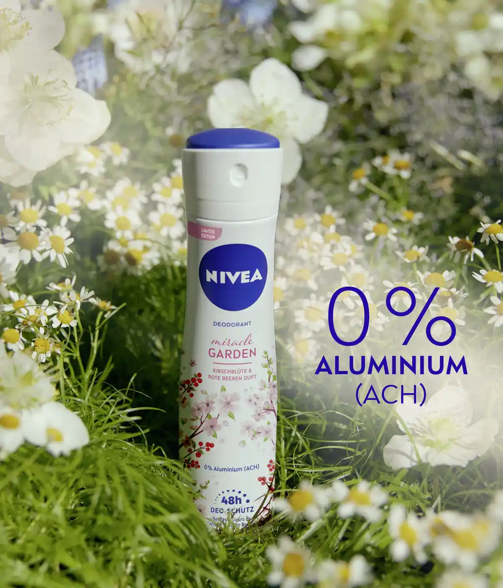 Bild 4 von NIVEA Deospray miracle Garden Kirschblüte, 150 ml