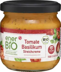 enerBiO Tomate Basilikum Streichcreme, 180 g