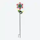 Bild 3 von Solarstab mit Metallblume, Höhe ca. 90cm