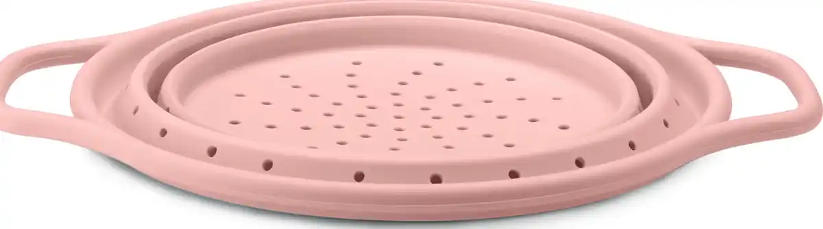 Bild 2 von IDEENWELT Faltbares Silikonsieb pink