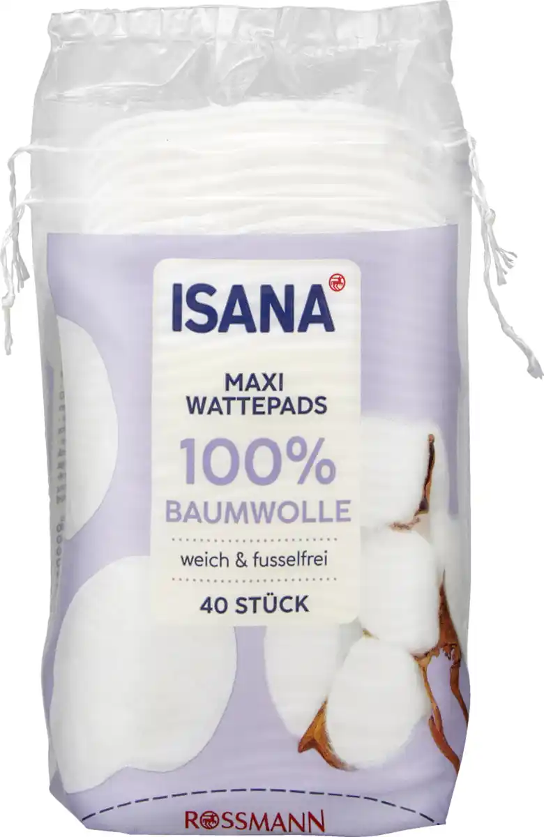 Bild 1 von ISANA Maxi Wattepads 100% Baumwolle