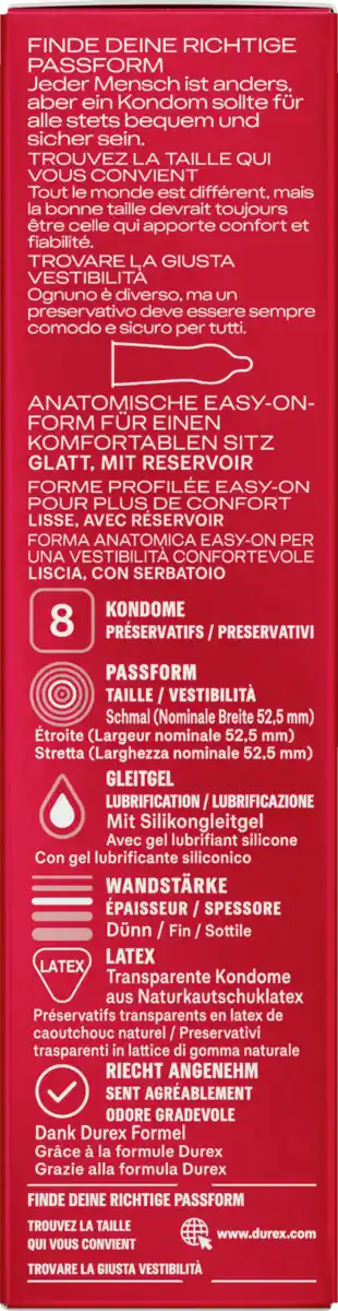 Bild 3 von Durex Gefühlsecht Slim Fit Kondome