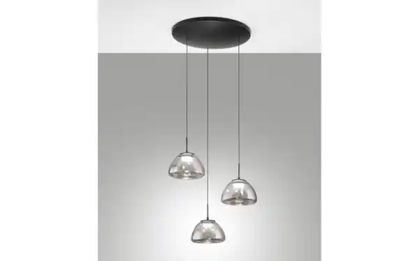 Bild 2 von LED-Pendelleuchte Lucille, grau, 3-flammig, inkl. CCT Funktion