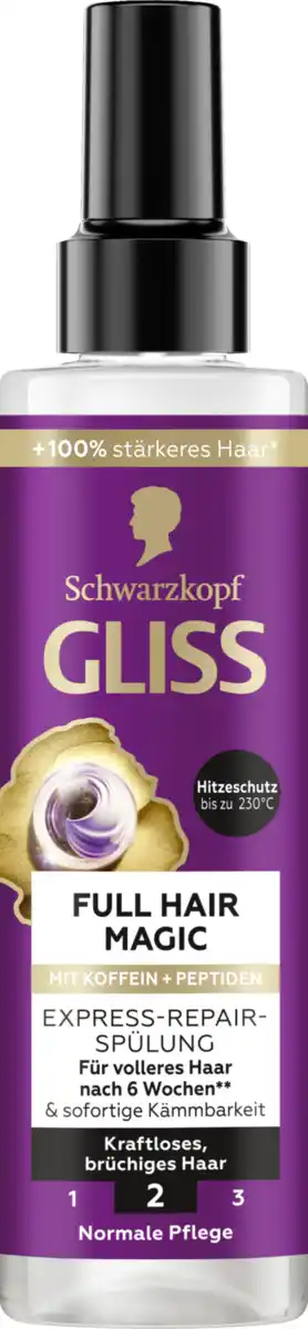 Bild 1 von Gliss Full Hair Magic Express-Repair-Spülung, 200 ml