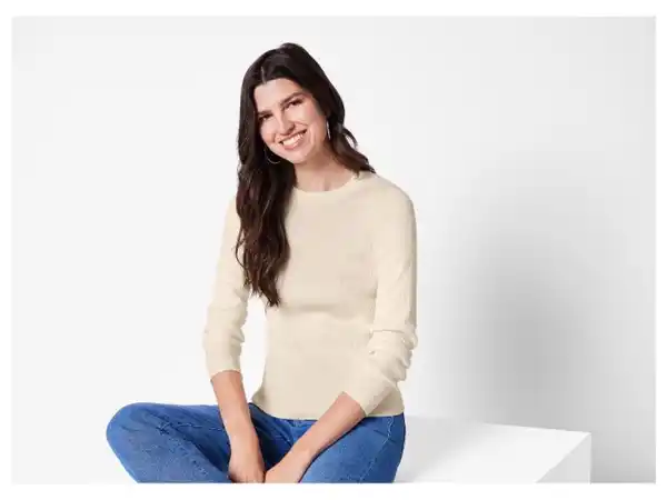 Bild 3 von esmara® Damen Pullover, in modischer Ripp-Qualität