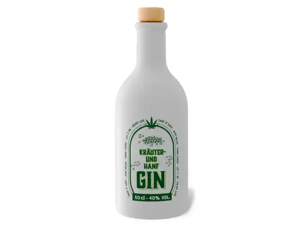 Bild 1 von Kräuter und Hanf Gin 40% Vol
