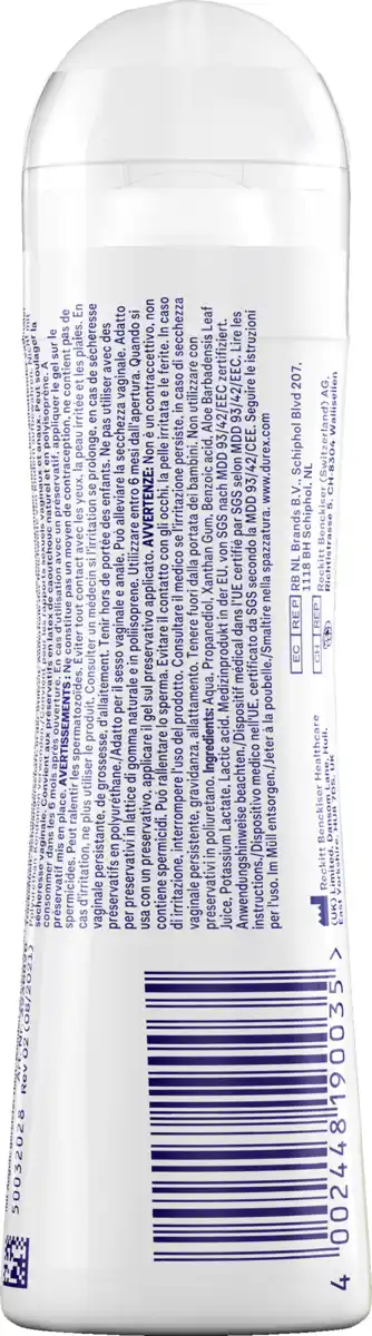 Bild 4 von Durex naturals Gleitgel Extra Sensitive, 50 ml