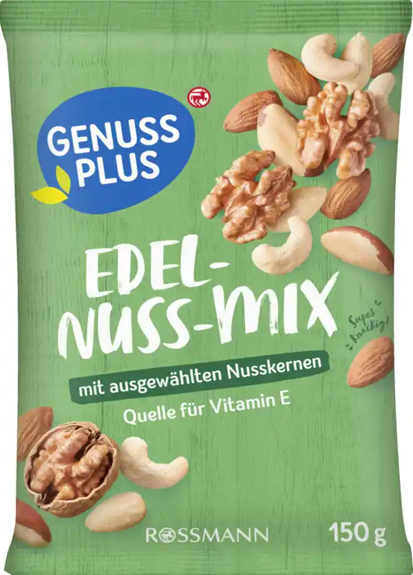 Bild 1 von GENUSS PLUS Edel-Nuss-Mix, 150 g