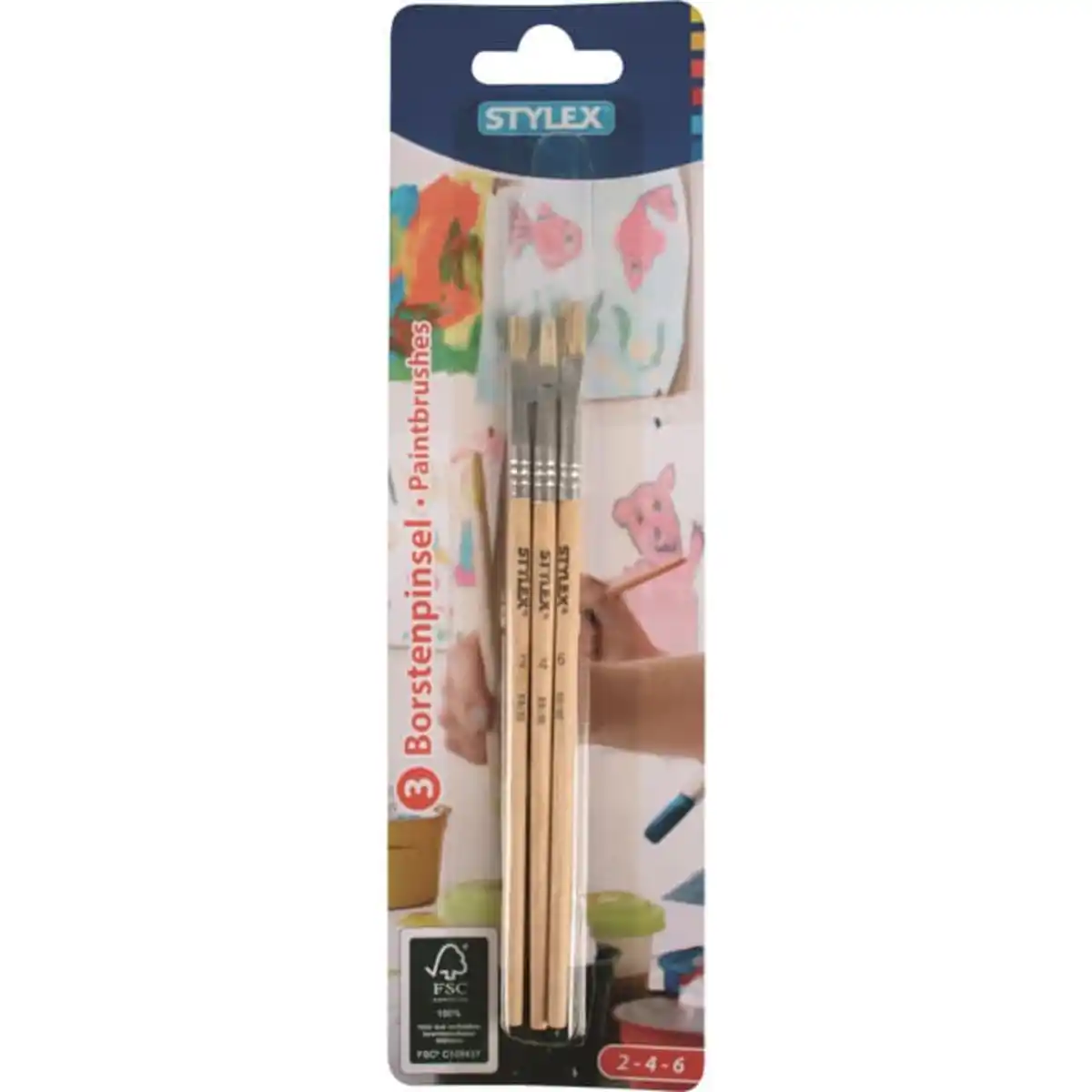 Bild 1 von Stylex - Borstenpinsel - 3er Set 2-4-6